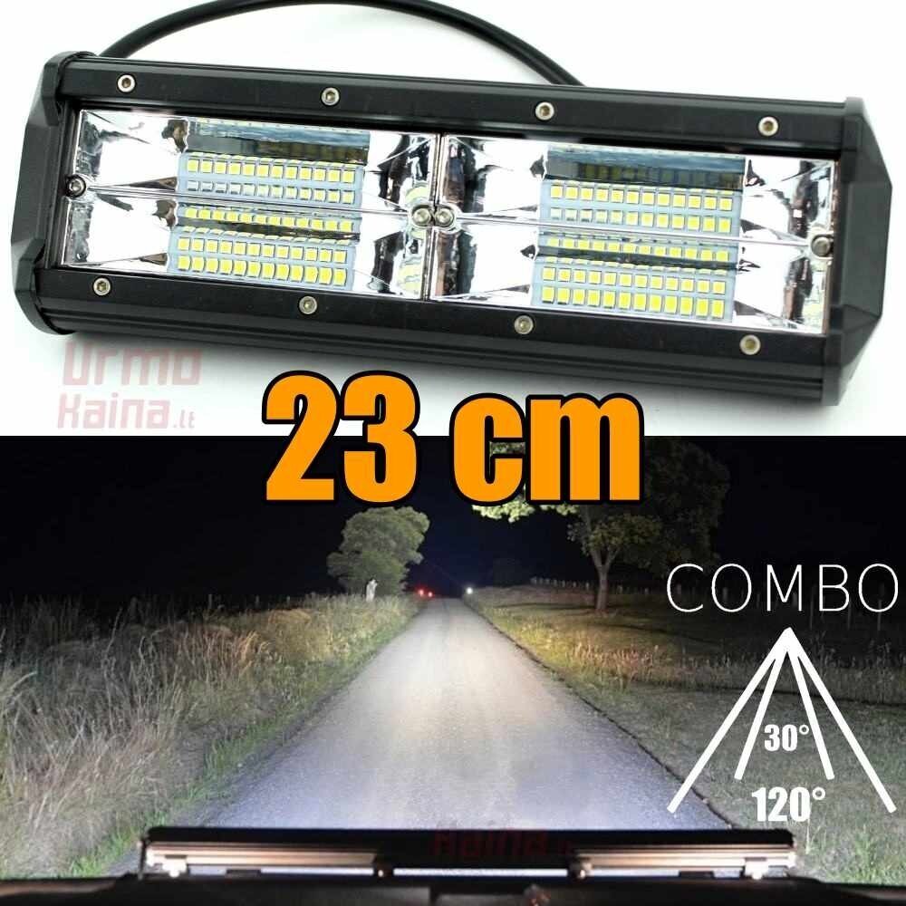 LED darba lampa 144W COMBO cena un informācija | Auto spuldzes | 220.lv