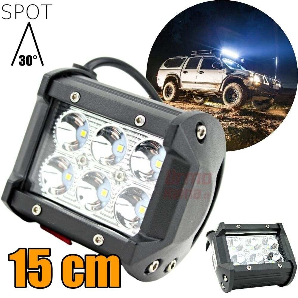 LED darba lampa 18W SPOT cena un informācija | Auto spuldzes | 220.lv