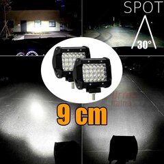 LED darba lampa 72W V1 SPOT cena un informācija | Auto spuldzes | 220.lv