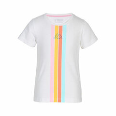 Īsroku Sporta T-krekls Kappa Quome K Balts S6442140 cena un informācija | Krekli, bodiji, blūzes meitenēm | 220.lv