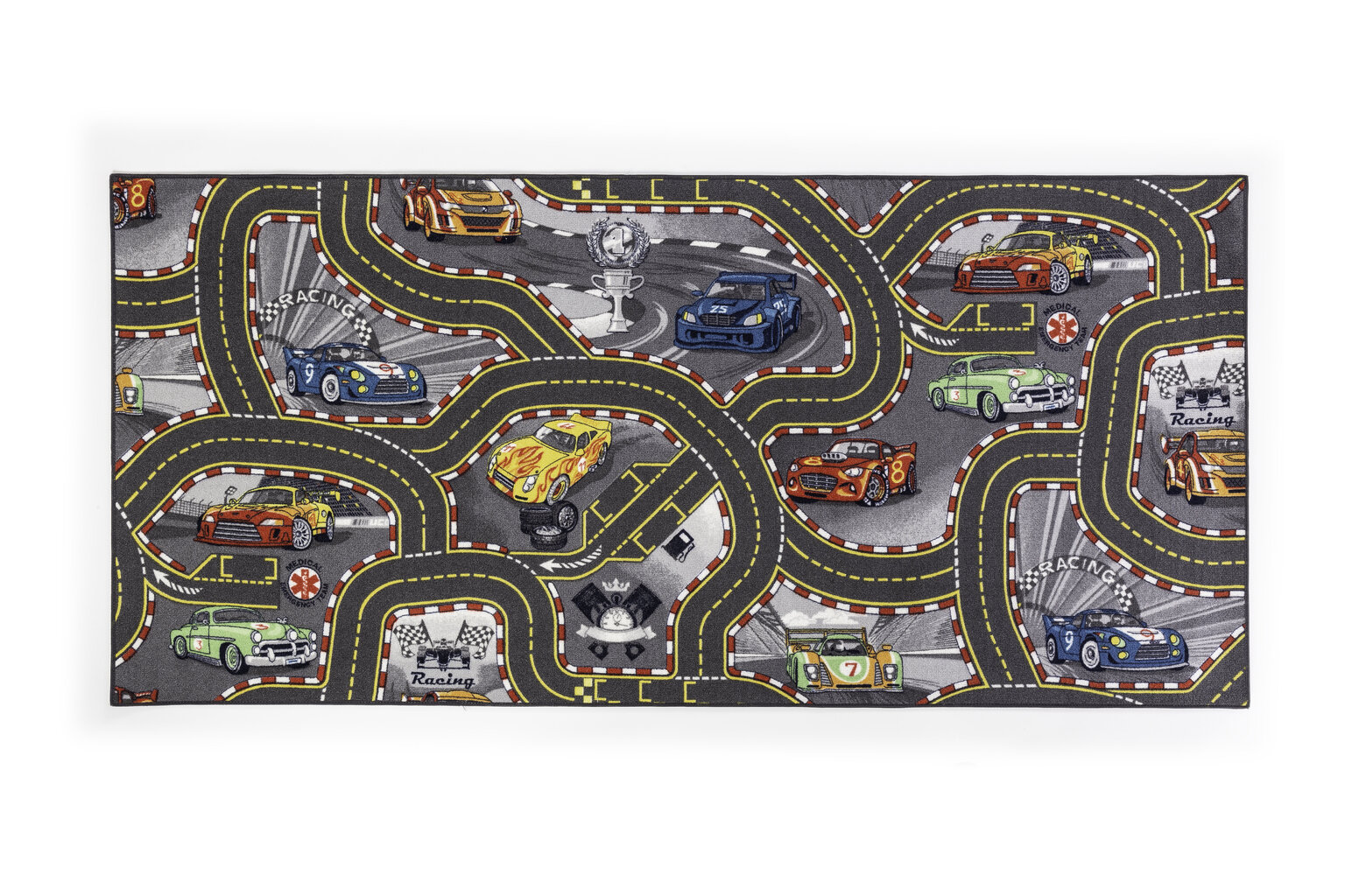 AW Rugs bērnu paklājs Racer 95x133 cm цена и информация | Paklāji | 220.lv