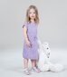 ONLY bērnu kleita, lillā/balts cena un informācija | Kleitas meitenēm | 220.lv