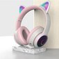 Cat Ears RGB, pink cena un informācija | Austiņas | 220.lv