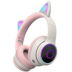 Cat Ears RGB, pink цена и информация | Наушники с микрофоном Asus H1 Wireless Чёрный | 220.lv