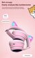 Cat Ears RGB, pink cena un informācija | Austiņas | 220.lv