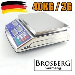 Tirdzniecības svari BROSBERG 402M cena un informācija | Ķermeņa svari, bagāžas svari | 220.lv