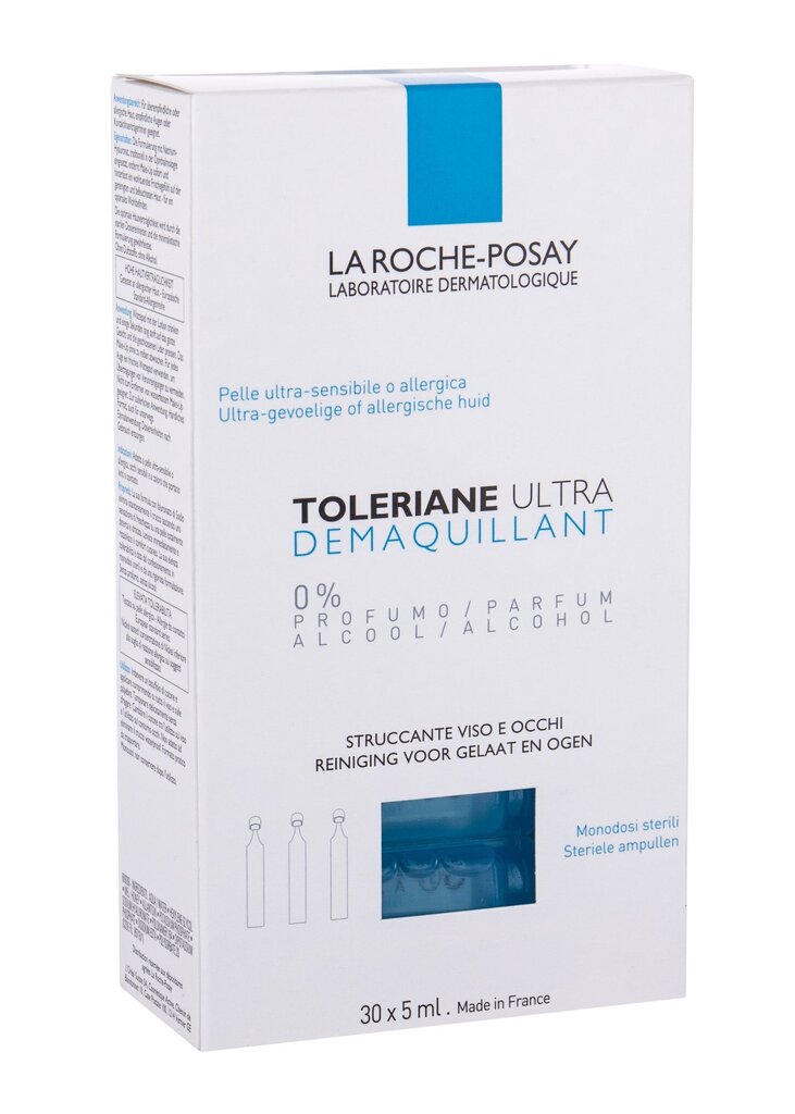 Acu maskas noņemšanas līdzeklis La Roche Posay Toleriane Ultra Demaquillant (5 ml) цена и информация | Sejas ādas kopšana | 220.lv
