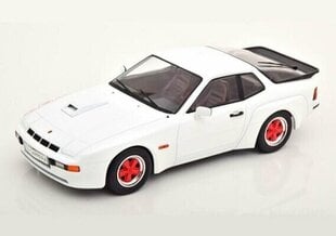 Porsche 924 Carrera GT 1981 White with Red Wheel Rims 1:18 MCG MCG18303 cena un informācija | Kolekcionējamie modeļi | 220.lv