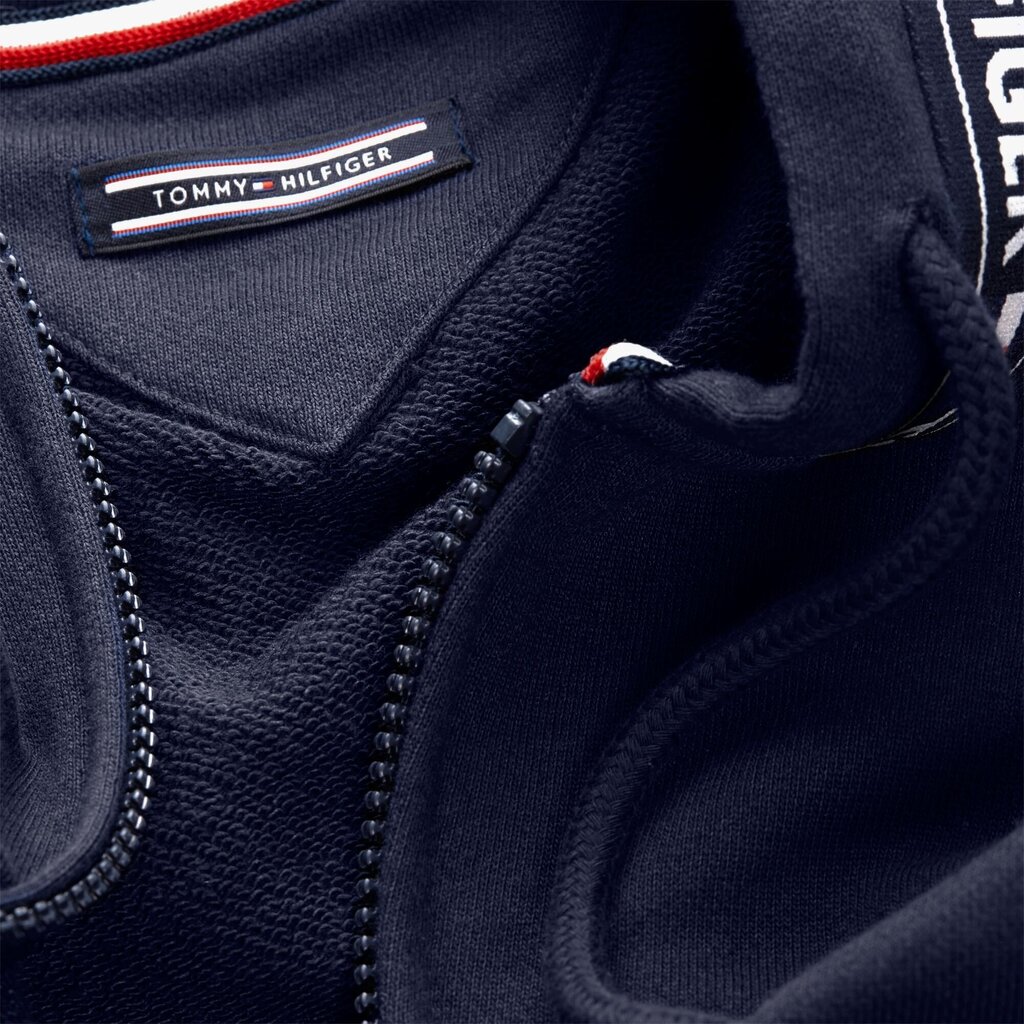 JAKA VĪRIEŠIEM TOMMY HILFIGER HOODY LS HWK AR KAPUCI, TUMŠI ZILA UM0UM00708 416 15790 cena un informācija | Vīriešu jakas | 220.lv