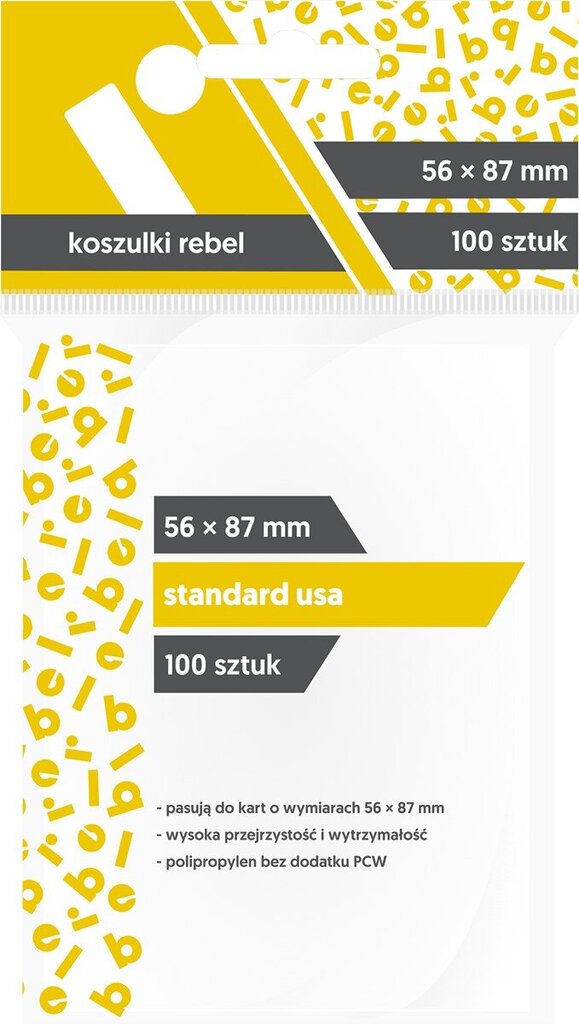 Karšu vāciņi Rebel Standard USA (56 x 87 mm), 100 gab. cena un informācija | Galda spēles | 220.lv