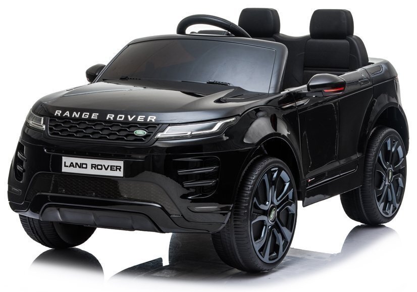 Divvietīgs bērnu elektromobilis Lean Range Rover Evoque, melnas krāsas cena un informācija | Bērnu elektroauto | 220.lv