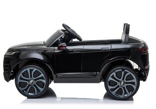 Divvietīgs bērnu elektromobilis Lean Range Rover Evoque, melns cena un informācija | Bērnu elektroauto | 220.lv