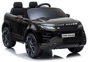 Двухместный детский электромобиль Lean Range Rover Evoque, черный цена и информация | Электромобили для детей | 220.lv