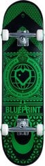 Скейтборд Blueprint Home Heart Complete, черный / зеленый цена и информация | Скейтборды | 220.lv