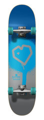 Скейтборд Blueprint Spray Heart V2 Complete, черный / синий / серый цена и информация | Скейтборды | 220.lv