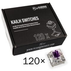 Glorious PC Gaming Race Kailh Pro Purple 120 vnt цена и информация | Клавиатуры | 220.lv