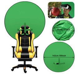 Zaļais ekrāns krēslam (green screen) cena un informācija | Apgaismojums fotografēšanai | 220.lv