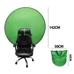 Zaļais ekrāns krēslam (green screen) cena un informācija | Apgaismojums fotografēšanai | 220.lv