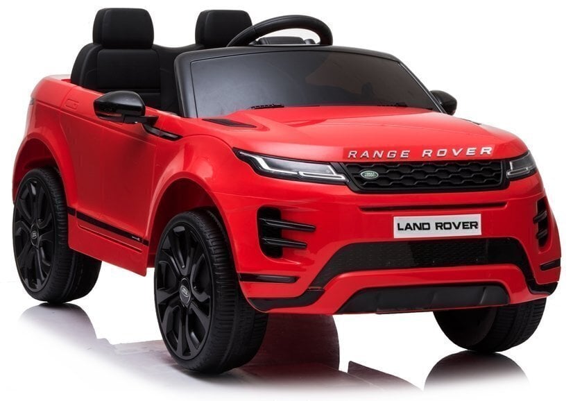 Divvietīgs bērnu elektromobilis Lean Range Rover Evoque, sarkans cena un informācija | Bērnu elektroauto | 220.lv