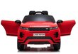 Divvietīgs bērnu elektromobilis Lean Range Rover Evoque, sarkans cena un informācija | Elektromobīļi bērniem | 220.lv