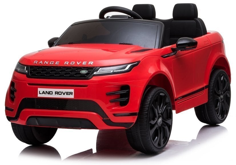 Divvietīgs bērnu elektromobilis Lean Range Rover Evoque, sarkans cena un informācija | Bērnu elektroauto | 220.lv