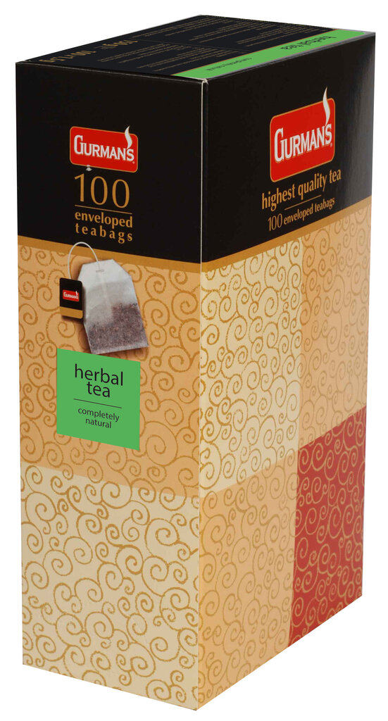 GURMAN'S Zāļu tēja paciņās 100 gab x 1.5g cena un informācija | Tēja | 220.lv