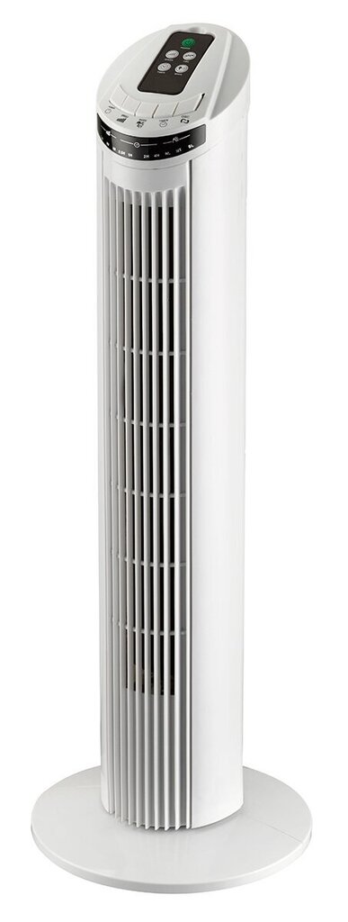 Torņa ventilators ar pulti, 74 cm cena un informācija | Ventilatori | 220.lv