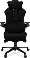 Datora krēsls Yumisu 2049, datorspēļu spēlētājiem, auduma apdare, melns цена и информация | Офисные кресла | 220.lv