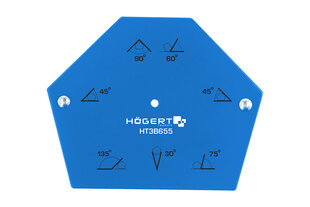 Шестигранный магнитный угольник для сварочных работ 34кг HOEGERT цена и информация | Механические инструменты | 220.lv