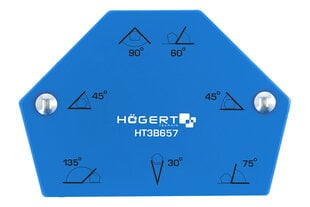 Sešstūra magnētiskās metināšanas kvadrāts 11,5kg HOEGERT, HT3B657 cena un informācija | Rokas instrumenti | 220.lv