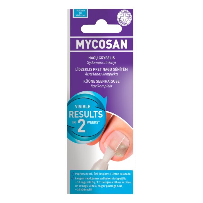 Mycosan ser.-aplikators 5ml cena un informācija | Nagu lakas, stiprinātāji | 220.lv