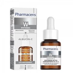 PHARMACERIS W Albucin-C 5% koncentrāts 30ml цена и информация | Сыворотки для лица, масла | 220.lv