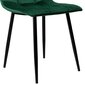 DENVER velvet samta krēsls, zaļš cena un informācija | Atpūtas krēsli | 220.lv