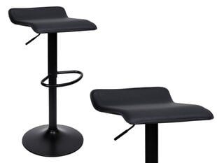 Bāra krēsls KB-PORTI BLACK, melns cena un informācija | Virtuves un ēdamistabas krēsli | 220.lv