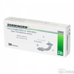 Таблетки DORMINORM 1 мг, 30 шт. цена и информация | Первая помощь | 220.lv
