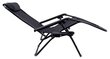 Orion Zero Gravity krēsls, melns cena un informācija | Sauļošanās krēsli | 220.lv