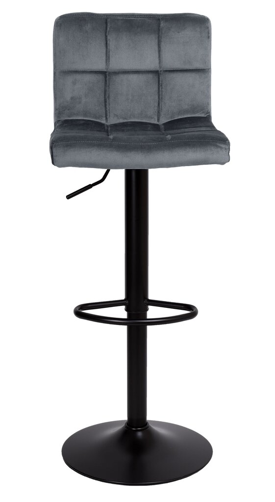 ARAKO BLACK samta bāra krēsls, melns cena un informācija | Virtuves un ēdamistabas krēsli | 220.lv