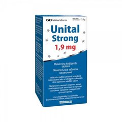 Unital Strong 1,9 mg N60 цена и информация | Витамины, пищевые добавки, препараты для хорошего самочувствия | 220.lv