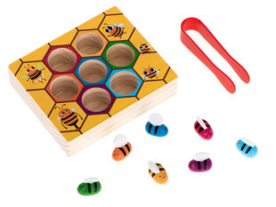 Izglītojoša Montessori bišu šūnveida spēle cena un informācija | Attīstošās rotaļlietas | 220.lv