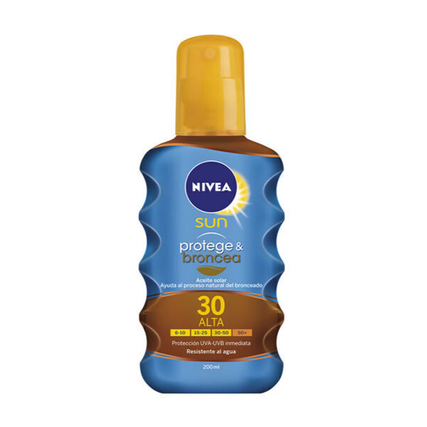 Iedeguma eļļa Nivea Spf 30, 200 ml cena un informācija | Sauļošanās krēmi | 220.lv