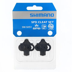 Plāksnes pedāļiem Shimano SPD SM-SH51 cena un informācija | Citas velosipēdu rezerves daļas | 220.lv