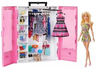 Кукла Barbie Fashionistas GBK12 Ultimate Closet и аксессуары цена и информация | Игрушки для девочек | 220.lv