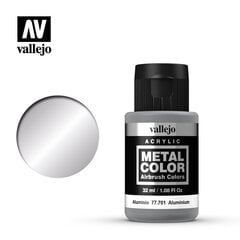 Aluminium 32ml. Metal Color 77701 Vallejo cena un informācija | Modelēšanas un zīmēšanas piederumi | 220.lv