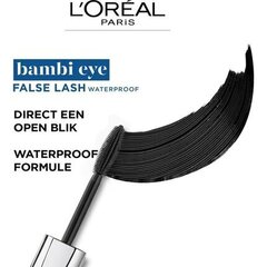 Skropstu tuša Bambi Eye L'Oreal Make Up (9,4 ml) cena un informācija | Acu ēnas, skropstu tušas, zīmuļi, serumi | 220.lv