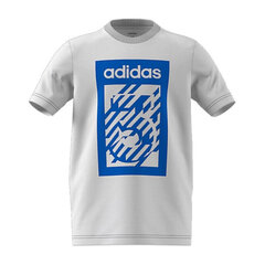 Детская футболка с коротким рукавом Adidas YB BOX TEE цена и информация | Рубашки для мальчиков | 220.lv