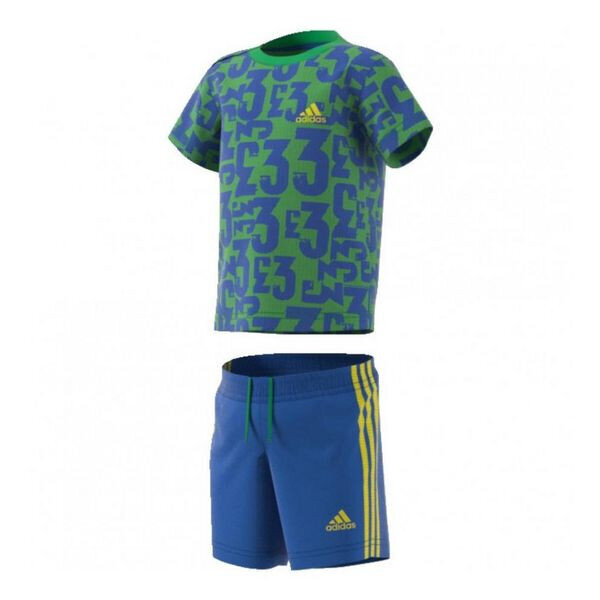 Sports Outfit for Baby Adidas I Sum Count: Krāsa - Zaļš cena un informācija | Zīdaiņu bikses | 220.lv