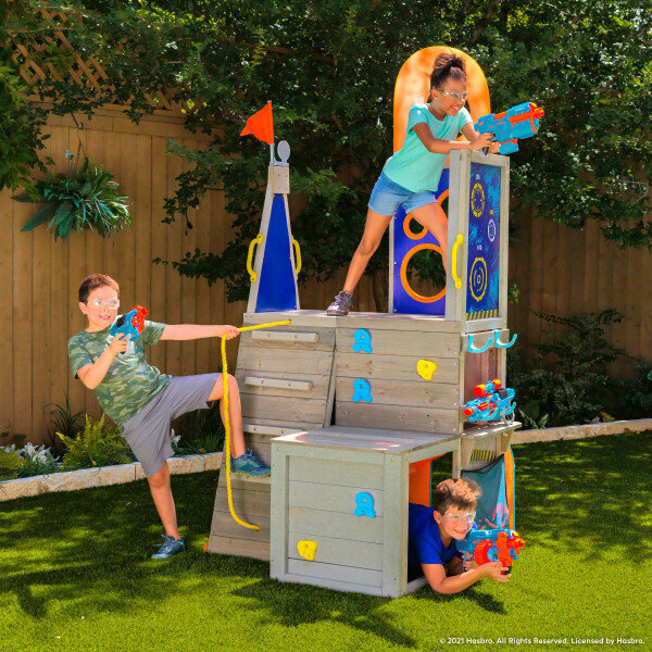 Koka aizsardzības posts KidKraft Nerf cena un informācija | Bērnu rotaļu laukumi, mājiņas | 220.lv