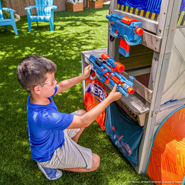 Koka aizsardzības posts KidKraft Nerf cena un informācija | Bērnu rotaļu laukumi, mājiņas | 220.lv