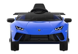 Vienvietīgs elektromobilis bērniem Lamborghini Huracan, zils цена и информация | Электромобили для детей | 220.lv