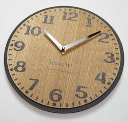Настенные часы Элегантный дуб 30см цена и информация | Часы | 220.lv
